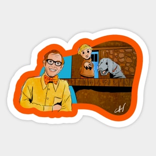 Mr. Dressup Sticker